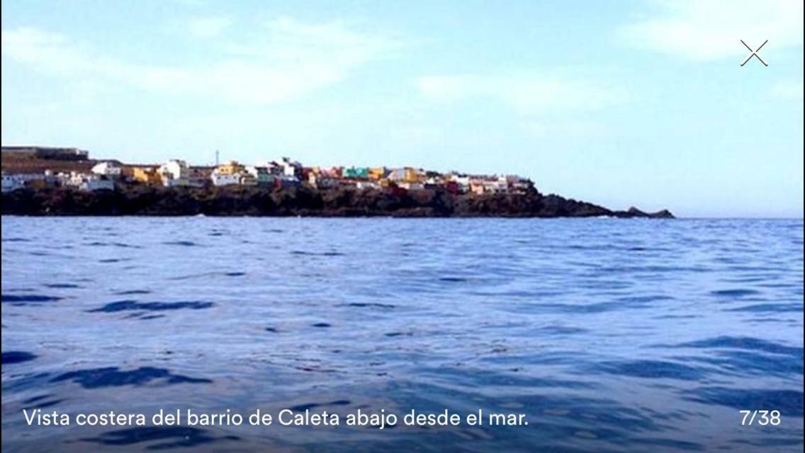 Galdar Penthouse Over The Sea! Sardina Luaran gambar