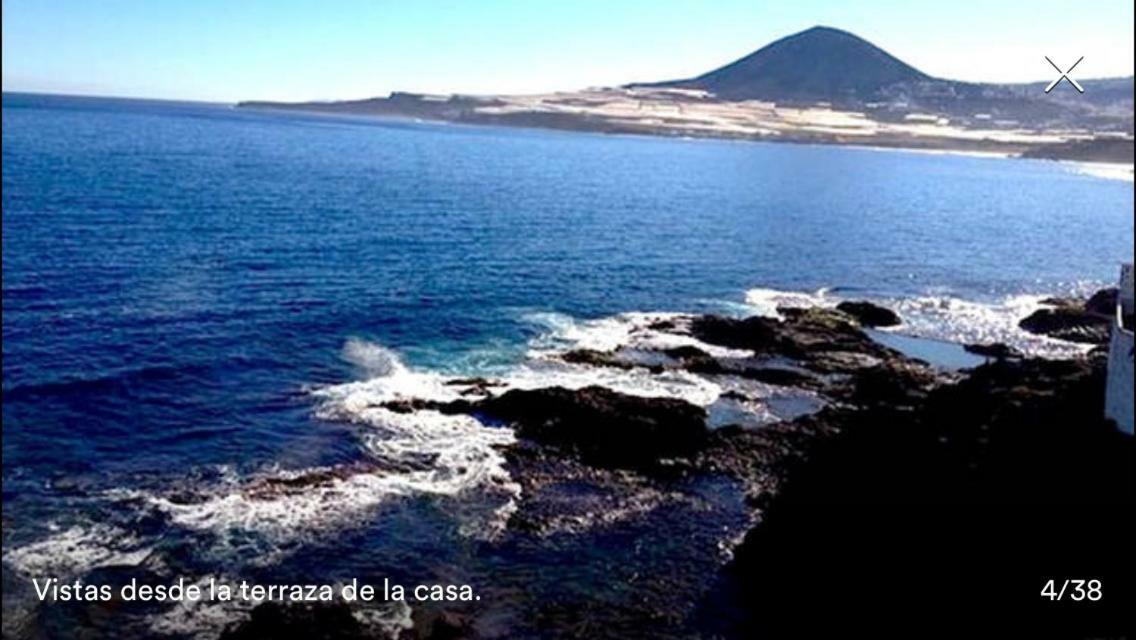 Galdar Penthouse Over The Sea! Sardina Luaran gambar