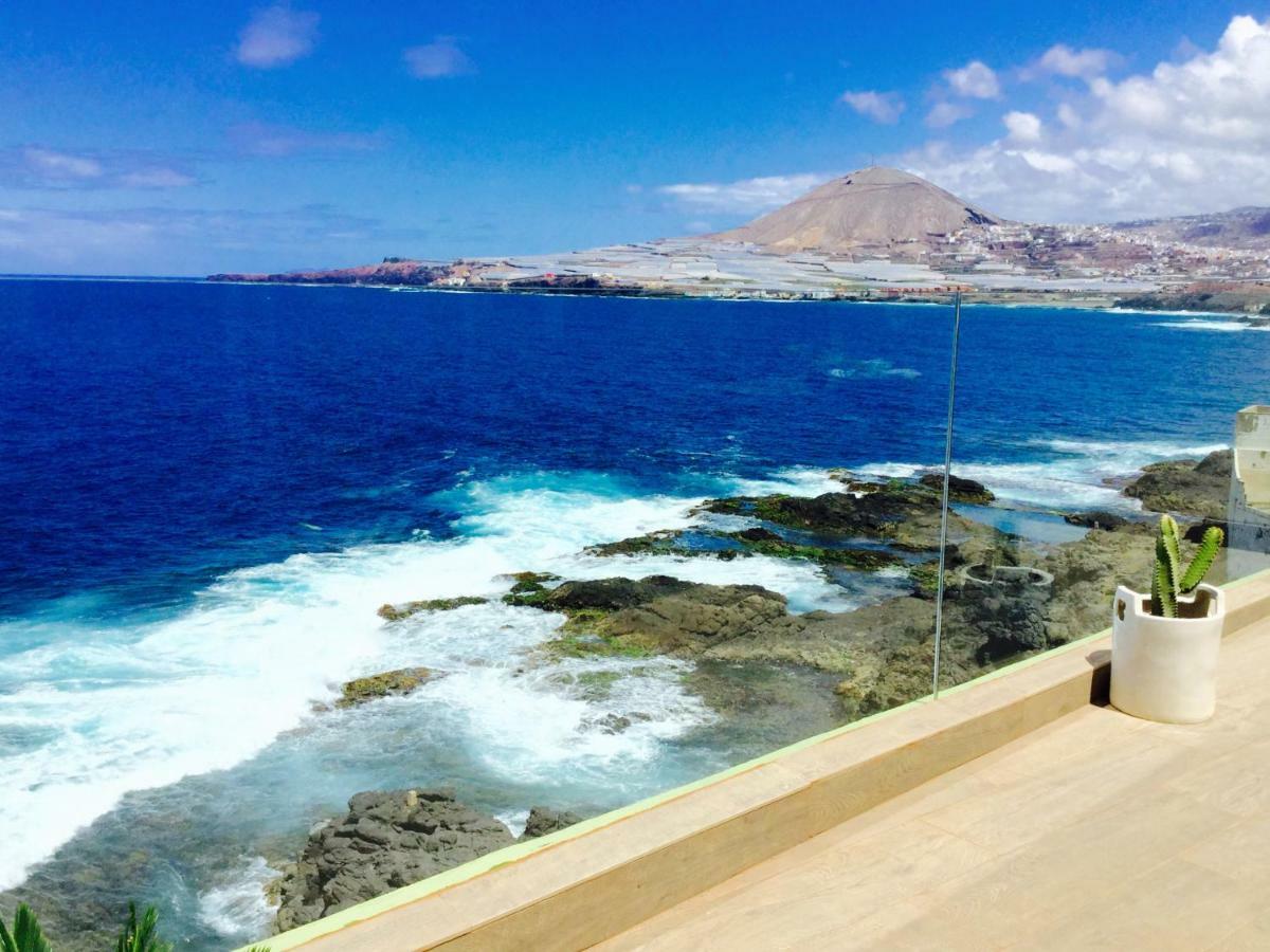 Galdar Penthouse Over The Sea! Sardina Luaran gambar